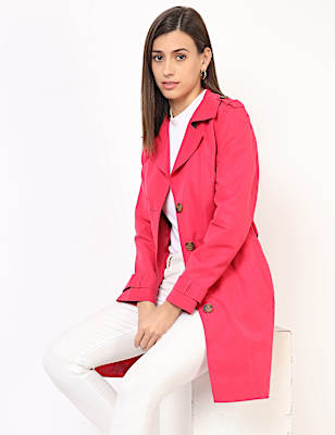 Basic Belted Mac Jacket