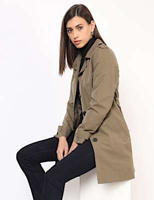 Basic Belted Mac Jacket