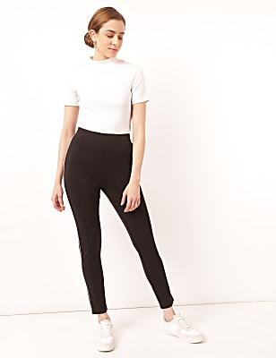 Viscose Mix Plain Regular Fit Tregging