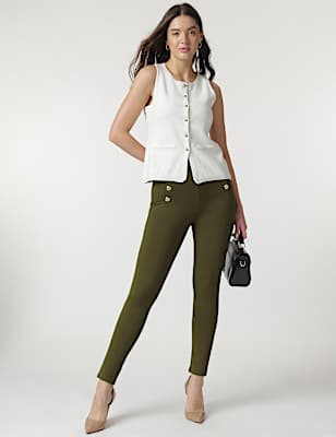 Viscose Mix Skinny Fit Treggings