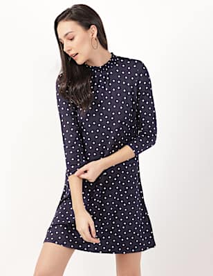 3/4 Sleeve Spot Jersey Swing