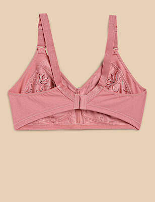Total Support Embroidered Full Cup Bra