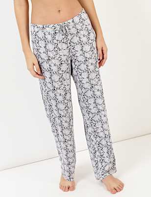 Snake Print Pyjama Bottoms