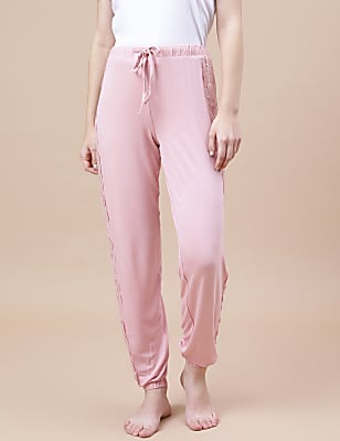 Viscose Mix Lace Regular Fit Pyjama