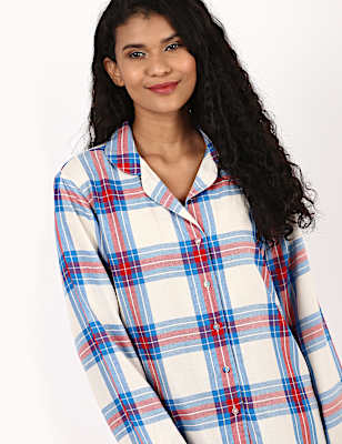 Check Woven Revere Pyjama Set