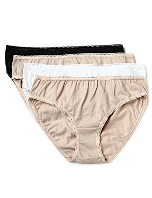 Pack 4 Pure Cotton Knickers