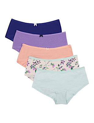 INT 5P PINK FLORAL SHORT