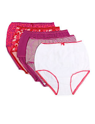 5 Pack Cotton Mix Skinny Fit Knicker