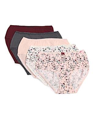 5 Pack Cotton Mix Skinny Fit Knicker