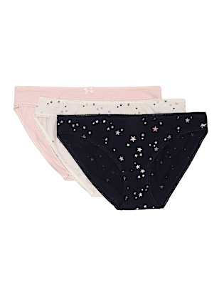 Pack of 3 Cotton Mix Skinny Fit Knickers
