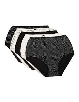 5 Pack Cotton Mix Skinny Fit Brief