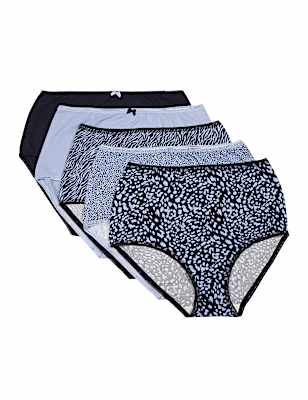 5 Pack Cotton Mix Skinny Fit Knicker