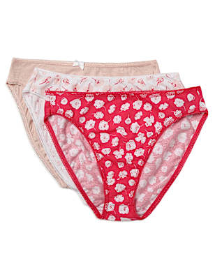 3 Pack Cotton Mix Skinny Fit Knickers