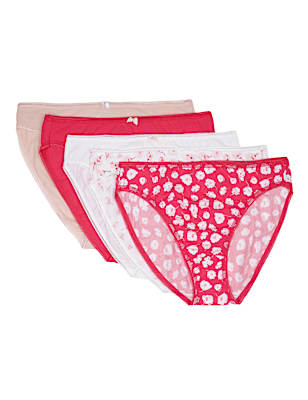 5 Pack Cotton Mix Skinny Fit Knicker