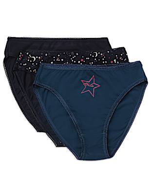 3 Pack Cotton Mix Skinny Fit Knickers