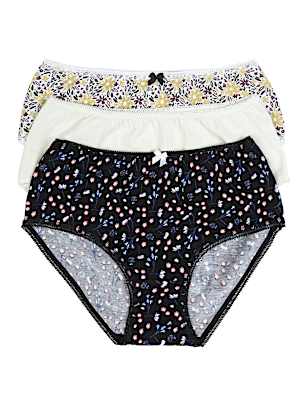 3 Pk Cotton Lycra Midi