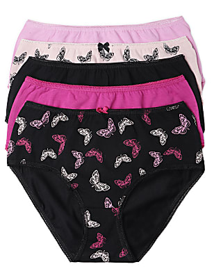 Pack 5 Cotton Mix Knickers