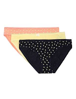 Pack of 3 Cotton Mix Skinny Fit Knickers