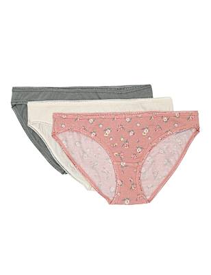 Pack of 3 Cotton Mix Skinny Fit Knickers