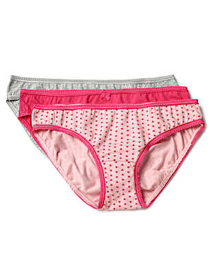 Pack of 3 Cotton Mix Printed Bikini Panty