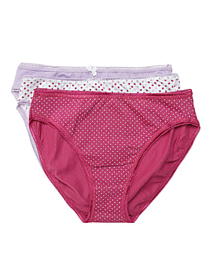 Pack of 3 Cotton Mix High Legs Panty