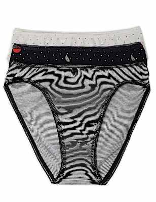 Pack of 3 Cotton Mix High Legs Panty