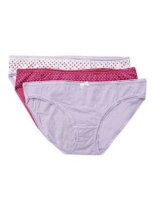 Pack of 3 Printed Bikini Panties