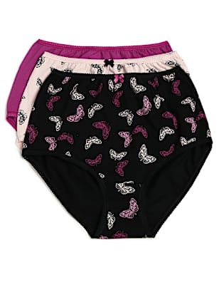 Pack of 3 Cotton Mix Full Knickers