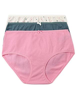 3 Pack Cotton Mix Knickers