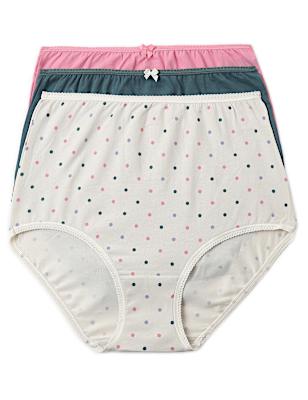 3 Pack Cotton Mix Knickers