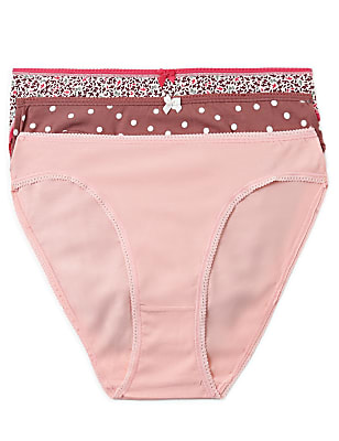 3 Pack Cotton Mix Knickers