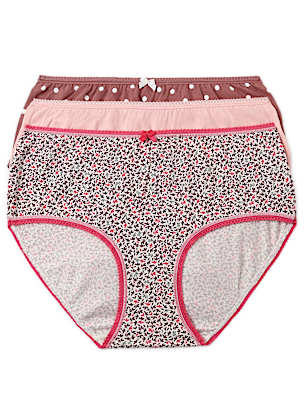 3 Pack Cotton Mix Knickers