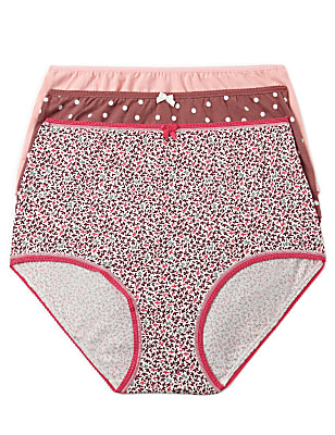 3 Pack Cotton Mix Knickers