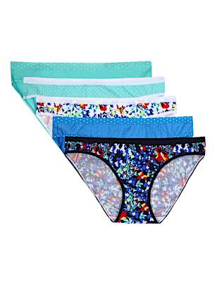 INT 5p Painterly Floral Bikini