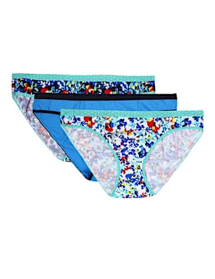INT 3PK Painterly Floral Bikini