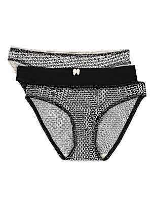 3 Pack Geo Print Bikinis