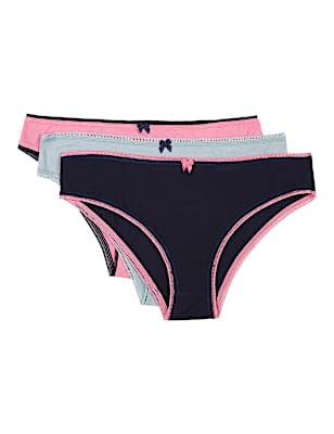 3 Pack Cotton Mix Skinny Fit Knickers