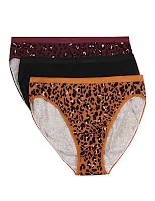 3 Pack Cotton Mix Skinny Fit Knicker
