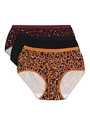 3 Pack Cotton Mix Skinny Fit Knicker