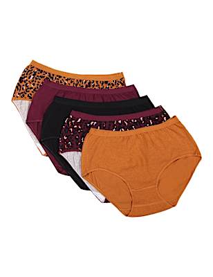 5 Pack Cotton Mix Skinny Fit Knickers