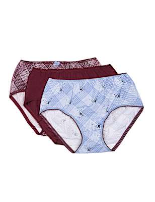3 Pack Cotton Mix Skinny Fit Knickers