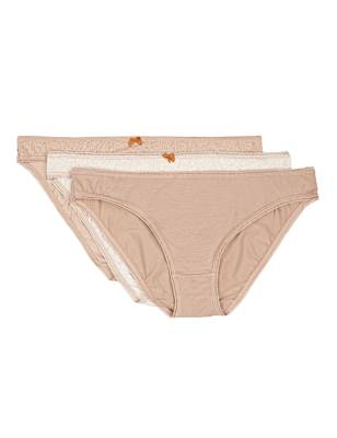 3 Pack Cotton Mix Knickers