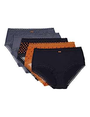 5 Pack Poly Mix Knickers