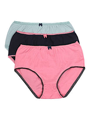 3 Pack Cotton Mix Skinny Fit Knicker