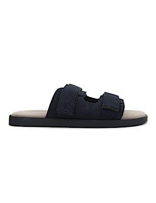 Leather Plain Slippers