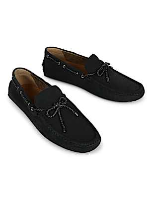 Leather Plain Standard Fit Loafers