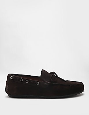 Pure Leather Plain Slip-on Loafers