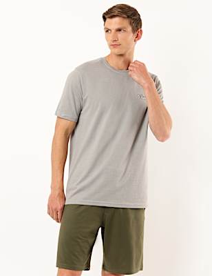 2 Pack Pure Cotton Plain Regular Fit Short Sets