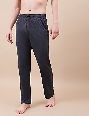 Cotton Blend Solid Drawstring Pyjama