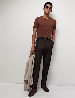 Modal Cotton Crew Neck T-Shirt